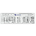 Electrical Ruler 5 with LPSV & HPSV Symbols (7.5"x2.5"x0.03")